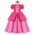thumbnail image 1 of Vestido de Princesa Elsa y Anna para niñas, disfraz de fantasía de la Sirenita Ariel, Halloween Fivean unisex, 1 of 2