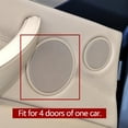 thumbnail image 7 of Interior Front Rear Door Woofer Horn Sound Loud Speaker Cover Replacement For BMW X5 X6 X3 X4 5GT E70 E71 E72 F25 F26 F07, 7 of 7