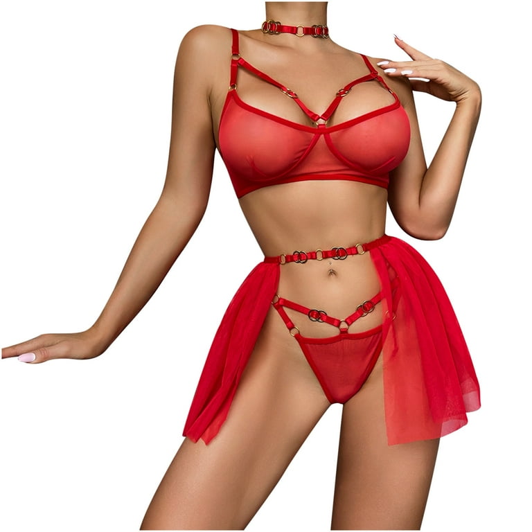 Women's Red Valentine's Day Perspective Sexy Underwear Personality