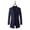 Navy, variant on XMMSWDLA Deals Clearance Mens Plus Top Wool Solid Color Woolen Cloth Button Lapel Overcoat Jacket