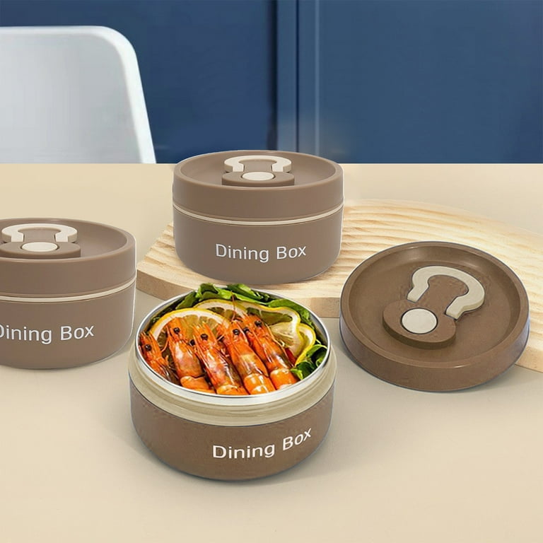 YFTDEY Stainless Steel Insulated Lunch Box, Portable Lunch