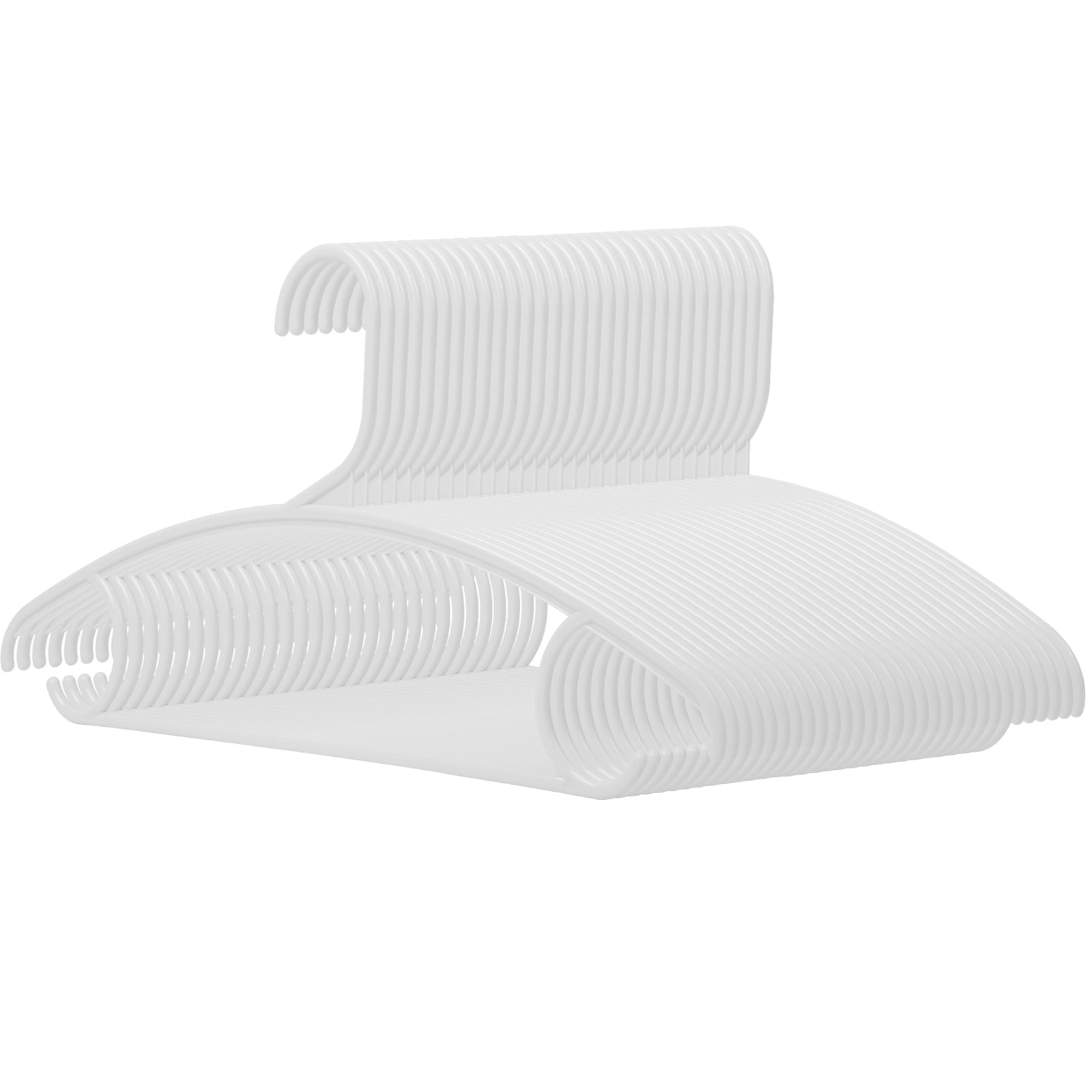 Clothes Hangers 20 Pack Plastic Heavy Duty Clothing Hangers for