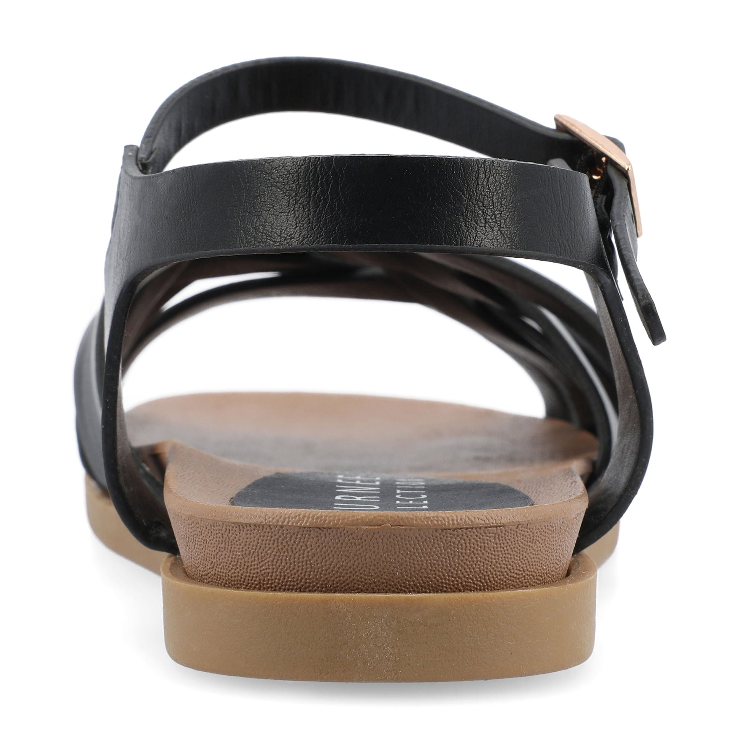 Journee Womens Kimmie Ankle Strap Flat Sandals