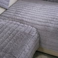 thumbnail image 3 of Dowbom Plush Quilted Sectional Couch Covers with Pillow Covers Thicken Velvet L Shape Sofa Slipcover, 3 of 7