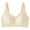 Beige, variant on Sheghy Sport Bras for Women Clearance Women's Seamless Gather Wire-Free Bra,Black L