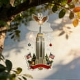thumbnail image 5 of 250 Year American Anniversary, Star-Framed White House Printed Acrylic Ornament USA Patriotic Decor Holiday Collectible for History Lovers, Home Tree, 5 of 5
