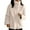 White1, variant on Women Plus Size Fleece Coat Full Zip Sherp Fuzzy Soft Warm Fall Winter Outwear Plush Jackets M-5XL