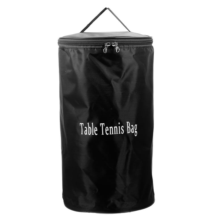 Table Tennis Bag Portable Table Tennis Pouch Table Tennis Storage Bag Oxford Cloth Pouch, Adult Unisex, Size: 21X21X36CM