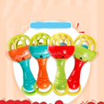 thumbnail image 4 of U-KISS 1pcs Rocking Hammer Hand Holding Bell Baby Soft Rubber Teether Rattle Rod, 4 of 8