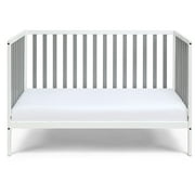 Baby Cache Deux Remi Island Crib, White & Gray