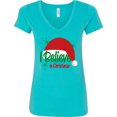 thumbnail image 3 of Inktastic Believe in Christmas Women's V-Neck T-Shirt, 3 of 5