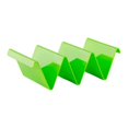 thumbnail image 2 of Luzkey Support Mexicain pour Tacos Présentoir Alimentaire Présentoir Compact Polyvalent pour Rouleaux Support Alimentaire Support à Tacos pour Réunions d'Anniversaire Restaurant Vert, 2 of 8