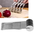 thumbnail image 4 of Séparateur de Pâte, Coupe-Pâte Réglable à Roues Multiples en Acier Inoxydable pour Cuisine pour Professionnels pour Amateurs, 4 of 8