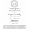 Glitter Bursts Standard Wedding Invitation