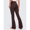 thumbnail image 2 of Pantalones CRZ YOGA Butterluxe tiro alto cruzado en V marrón talle S 29", 2 of 4