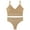 Skin Color, variant on huanledash 2 Pcs/Set Bra Panties Set Solid Color Breathable Sports Push Up V-shaped Lady Bra Briefs Inner Wear Clothes