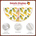 thumbnail image 3 of Rateoe Corn On The Cob Pattern Christmas Tree Skirt with Ties , Christmas Tree Decorations, Farmhouse Christmas Decor Xmas Holiday Decorations-36", 3 of 6
