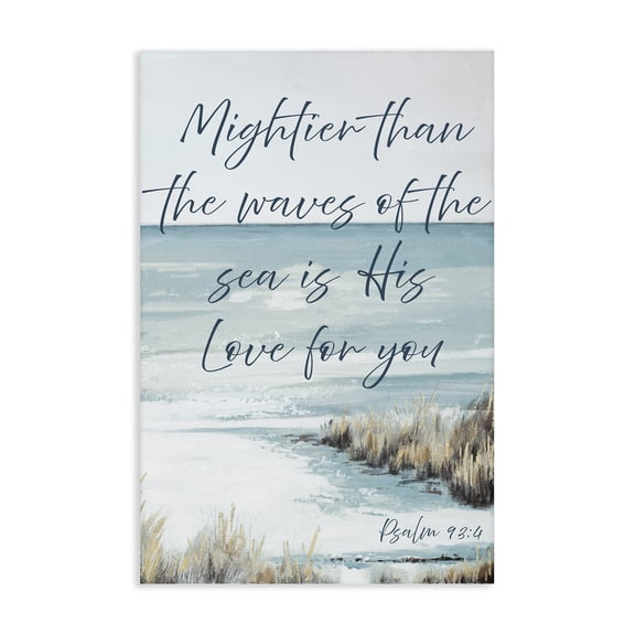 Stupell Industries Cottage Mightier Than The Waves Canvas Art, 16 x 24, by Patricia Pinto