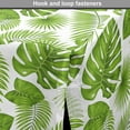 thumbnail image 4 of Exotic Dog Crate Cover, Repeating Tropical Forest Themed Pattern of Summer Season Nature Leaves, Easy to Use Pet Kennel Cover for Dogs, 35" x 23" x 27", White and Fern Green, by Ambesonne, 4 of 6
