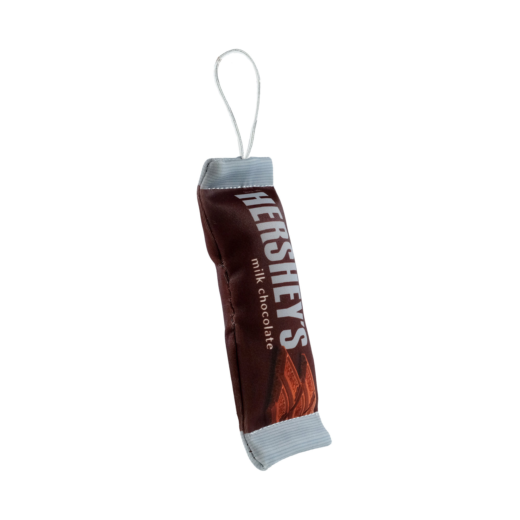 Classic Hershey Bar Plush Christmas Ornament, Brown, Polyester, By Ruz
