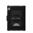 thumbnail image 2 of UAG iPad 11" A16 11th Gen 2025, 10.9" 10th Gen 2022 Case A3354 A3355 A2696 - Rugged Protective Folio Cover w/Adjustable Handstrap & Pencil Holder, Metropolis Black, 2 of 8