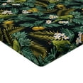 thumbnail image 2 of Ambesonne Tropical Fitted Sheet 2 Pcs Set, Palm Plumeria and Bird, Twin XL, Multicolor, 2 of 3