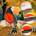 thumbnail image 7 of Deago 6 Pack Tropical Birds Honeycomb Paper Cutouts, Parrot Honeycomb, Hawaiian Summer Beach Luau Party Hanging Decorations for Tiki Bar Home Classroom Supplies, 7 of 7