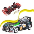 thumbnail image 4 of Vogacara Conjunto de marco de chasis RC ensamblado de aleación de aluminio para 1/28 Wltoys K969 marco ensamblado de chasis de coche RC Kits de construcción modelo rojo, 4 of 6