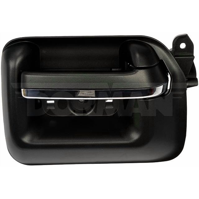 Help By Dorman Interior Door Handle 97970 OE Replacement; Black; Plastic; With Chrome Insert; Single; Boxed