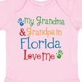 thumbnail image 4 of Inktastic Florida Grandma Grandpa Loves Me Boys or Girls Baby Bodysuit, 4 of 5