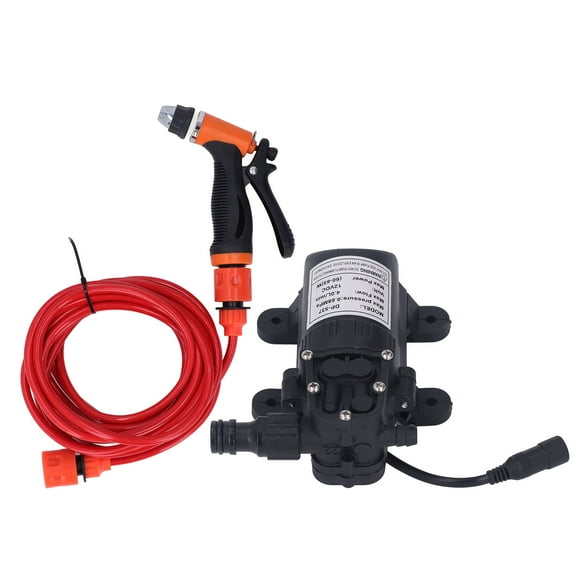Lavadora de Presión, Lavadora Eléctrica Portátil Conjunto de Bomba de Instalación Fácil de 160 psi Sobre Protección de Corriente Con 2 Mangueras para Automóvil