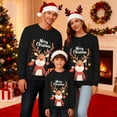 thumbnail image 2 of Fiaer Merry Christmas Sweatshirts for Family Trendy Baggy Funny Reindeer Graphic Xmas Pullover Crew Neck Long Sleeve Warm Holiday Tops Kid 130, 2 of 5