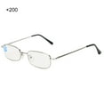 thumbnail image 2 of Gafas,Gafas de Lectura Gafas de Lectura con Lentes Transparentes Unisex de Moda Gafas de Lectura Instalación sin Esfuerzo, 2 of 8