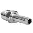 thumbnail image 3 of Junta de púas, 2 piezas, conector macho BSPT de acero inoxidable de 1/4 pulg., conector de acoplamiento rápido neumático, artesanía excepcional, 3 of 9