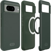 TUDIA MergeGrip Google Pixel 8 Case Magsafe Compatible Military Grade Heavy Duty - Pine Green
