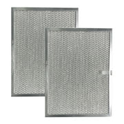 2-Pack Air Filter Factory 97017455 Compatible for Broan Range Hood Aluminum Grease Filter
