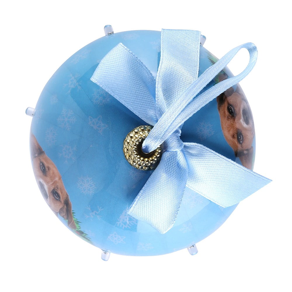 Dog Collection Twinkling Lights Christmas Ball Indoor Decorative Ornament