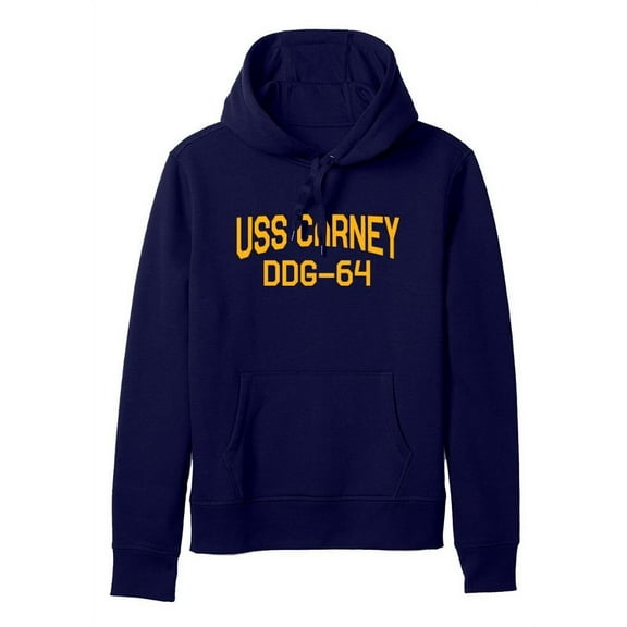 USS Carney DDG-64 Arleigh Burke Destroyer Naval Warship Standard Size Pullover Hoodie
