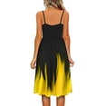 thumbnail image 3 of Ierhent Business Casual Dresses for Women Summer Denim Shirt Dresses for Womens Short Sleeve Loose Jean Midi Dress Button Down Casual Shift Dress Tunic Top(Yellow,S), 3 of 6