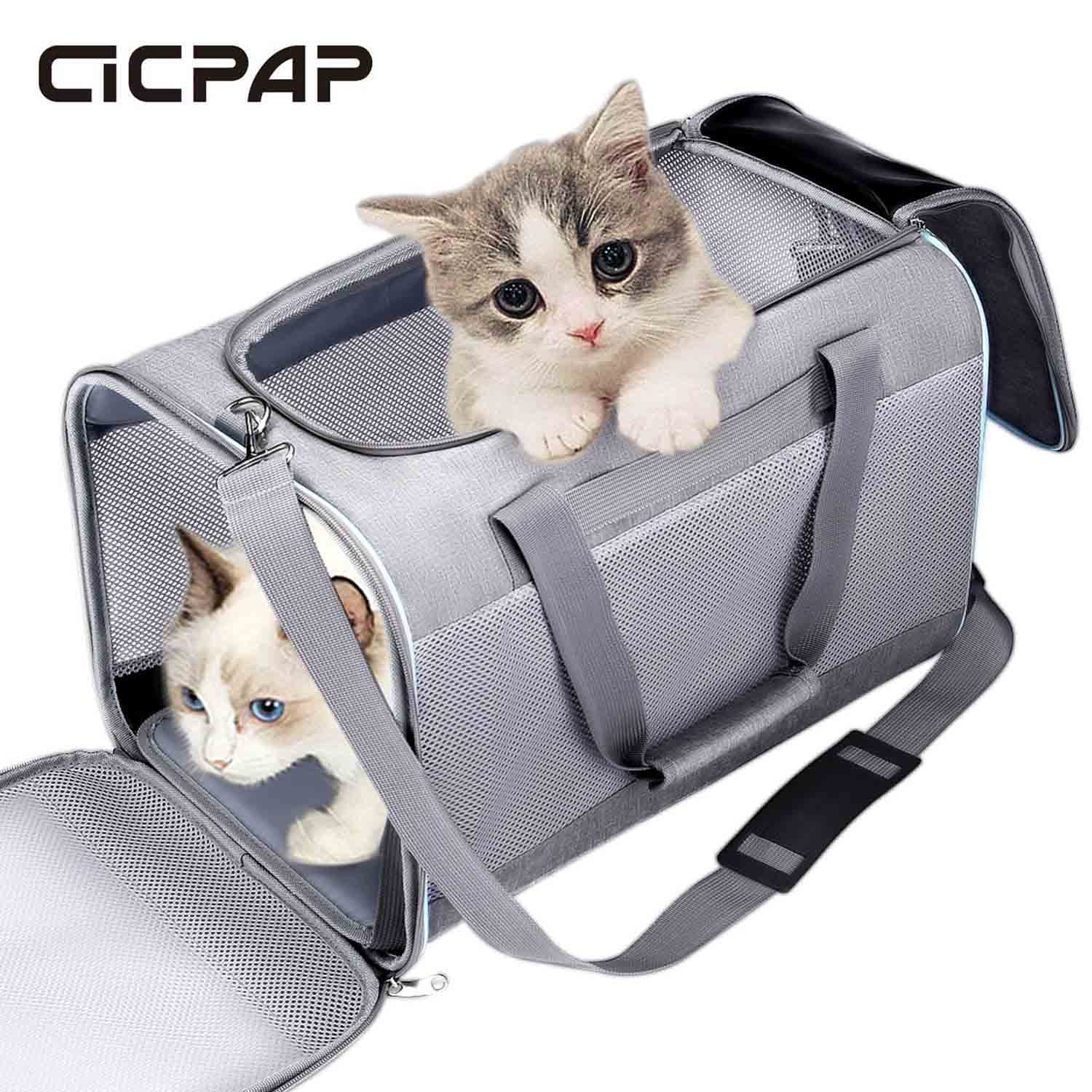Cat Carrier, TSA Airline Approved Pet Carriers, SoftSided Dog Carrier, Travel Carriers for