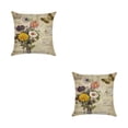 thumbnail image 2 of Maytalsory Easy To Change Flowers Pillowcase Addition To Home Decor Polyester Decorative Pillow Cushion Covers Soft Durable kztym001-6 2Set, 2 of 6