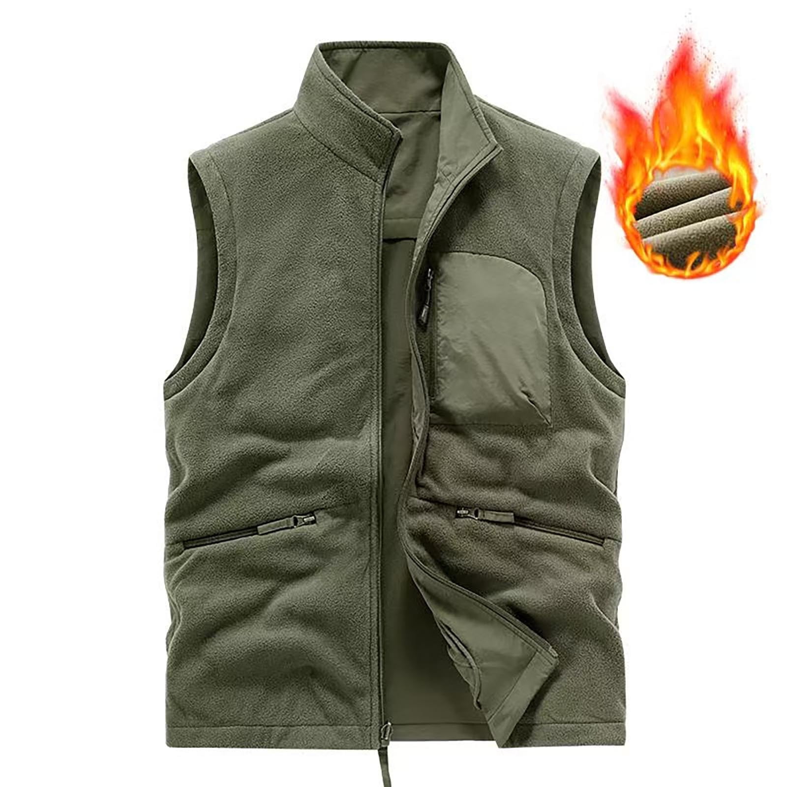 Womens Tank Tops- Cargo Vest for Women Casual Sleeveless Lightweight Outdoor Fishing Safari Travel Photo Vest with Multi Pockets Green XXXL