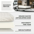 thumbnail image 6 of Foamma 7" x 36" x 76" Mattress for RV with Water Resistant Organic Cotton Cover, Firm High Density Foam, USA Made, CertiPUR-US Certified Foam, 6 of 7