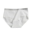 thumbnail image 2 of Ahuyic Girls Panties Toddler Kids Underwear 9-16 Years Breathable Mid Rise Breathable Briefs for Student Girls XL White, 2 of 3