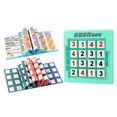 thumbnail image 2 of guohui Sudoku Puzzle Color Sorting Brain Teaser Toys Sudoku Training Tool for Reasoning green, 2 of 9