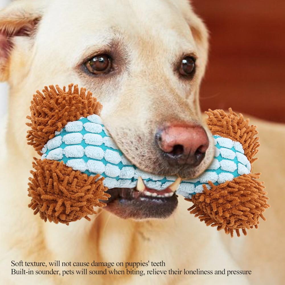 OTVIAP Pets Plush Toy Cats Dogs Chew Toys Bone Shape Puppy ...