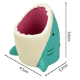 thumbnail image 2 of Portalápices para estudiantes de pequeña capacidad, bonito soporte para bolígrafo con forma de delfín y tiburón para acuario, 2 of 5