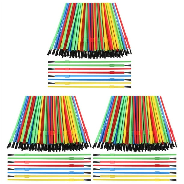 Juego de 300 Pinceles de Plástico A Granel para Pintar, Pintar Al Óleo, Acuarela, Suministros para el Aula para Artes y Manualidades