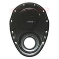 thumbnail image 1 of Steel Timing Chain Cover with Timing Tab - Black for 1955-95 Chevy Small Block 283-305-327-350-400, 1 of 1