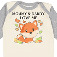thumbnail image 4 of Inktastic Mommy and Daddy Love Me- little fox Boys or Girls Long Sleeve Baby Bodysuit, 4 of 5